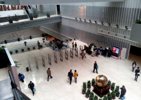 上海浦东图书馆大厅图片