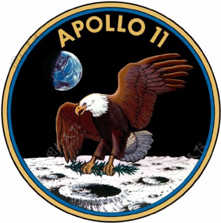 NASA阿波罗11号任务标准图片