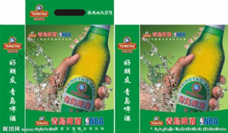 青岛啤酒赠品盒图片