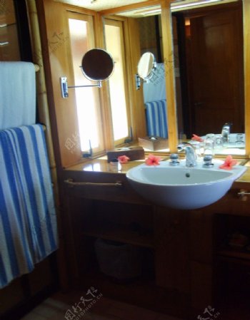 海景旅店宾馆浴室图片