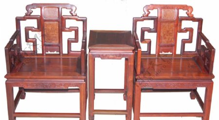红木家具椅子三件套图片