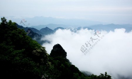 武当山云海图片