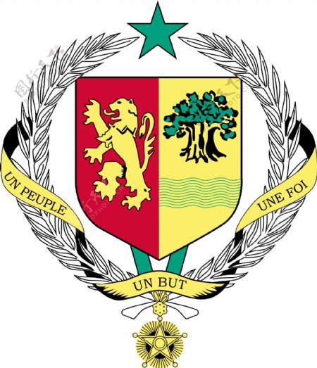 塞内加尔国徽图片