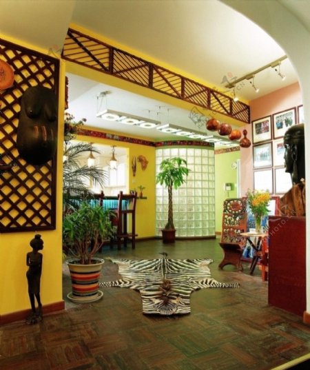 室内装潢设计非洲风格居住空间图片