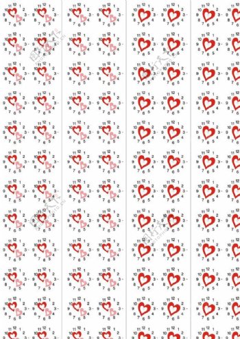 爱心手表表面图片