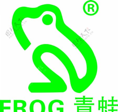 青蛙标志图片