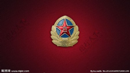 中国陆军军徽图片