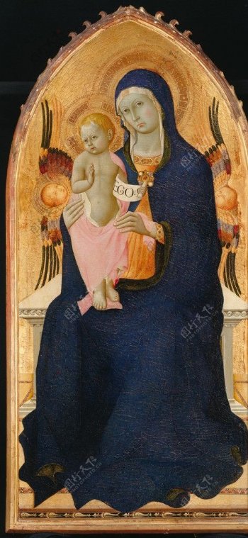圣母与圣婴图片