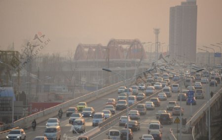 拥堵城市图片