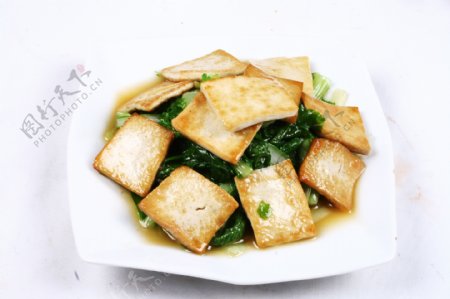小白菜炕豆腐图片