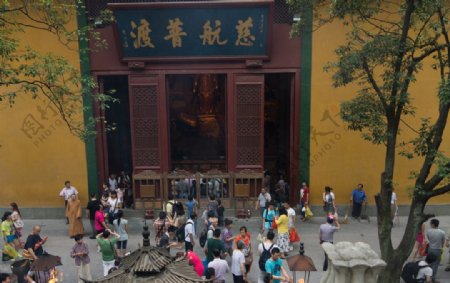 杭州灵隐寺旅游景观图片