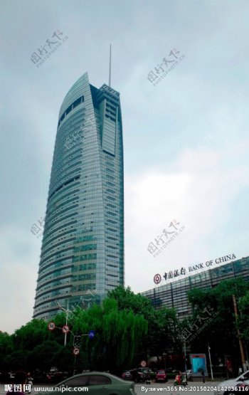 武汉建设大道中国银行大厦图片