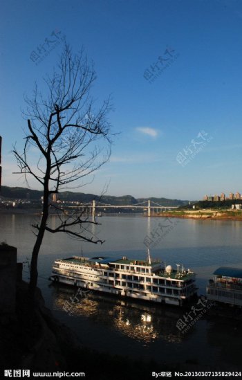 万州江边美景图片