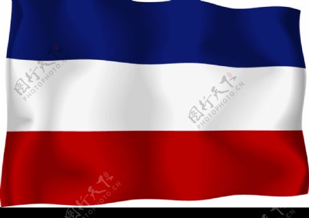 矢量南斯拉夫国旗图片