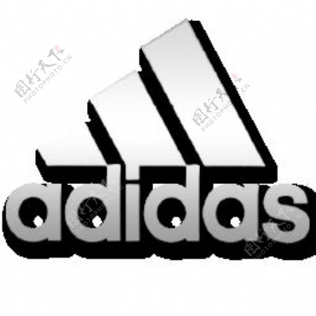 水晶效果adidas标志图片