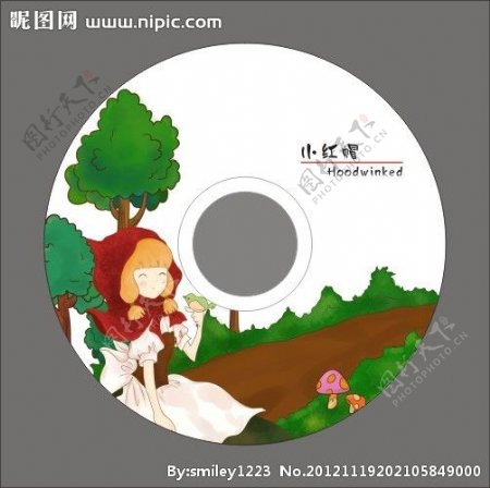 小红帽童话CD盘面图片