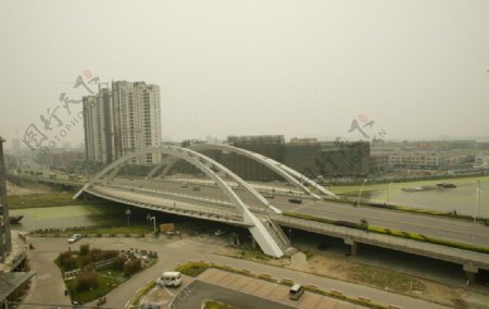 江苏昆山樾河大桥图片