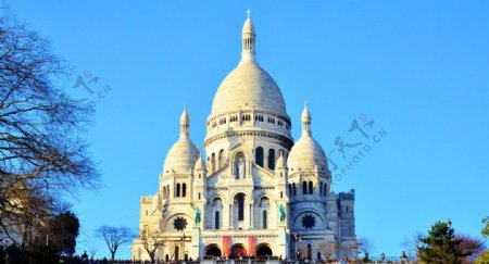 巴黎杜圣心大教堂图片