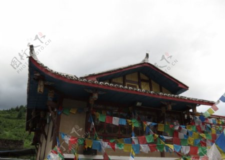 藏族房子图片