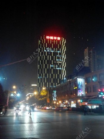 武汉天地夜景图片