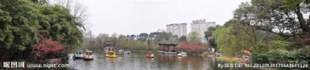 棠湖美景图片