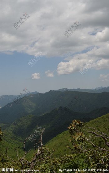 沣峪分水岭图片