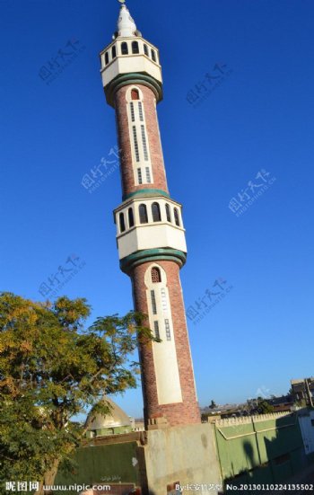 清真寺塔楼图片