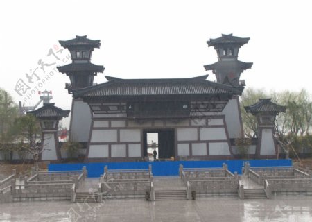 三国城古建筑图片