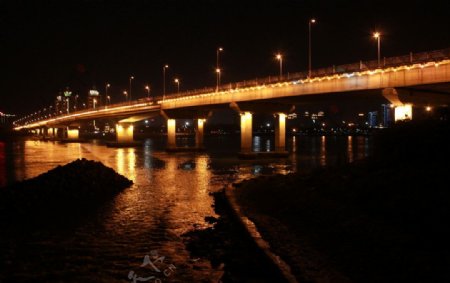 福州尤溪洲大桥夜景图片