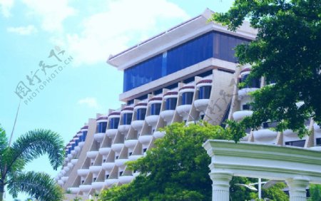 楼景深圳南海酒店后院图片