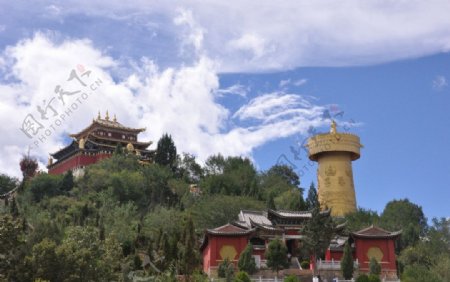寺庙景观图片