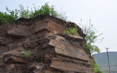 断层岩石图片