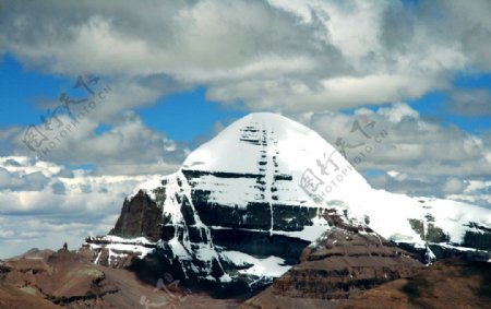 西藏阿里神山图片