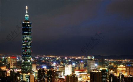 101大厦夜景图片
