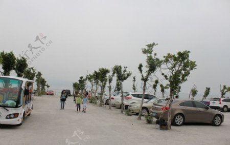 海岸停车场图片