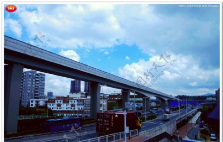 中国桥梁城市高架桥图片