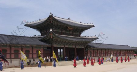 韩国首尔故宫图片