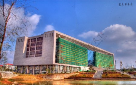 安徽工业大学校园图书馆图片