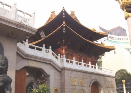 上海建筑静安寺图片