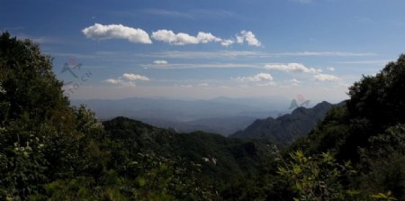 天池山远眺图片