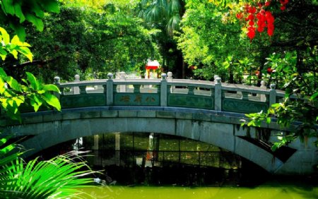 中国公园小康拱桥图片