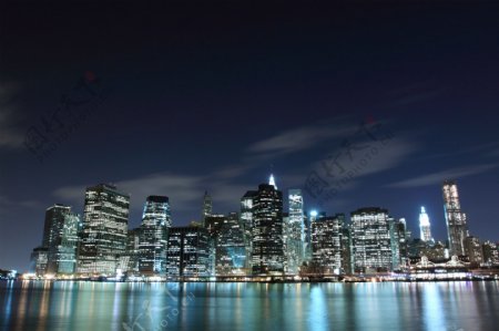 城市夜景高清图片
