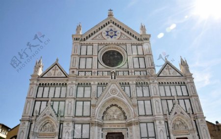 意大利佛罗伦萨圣十字教堂图片