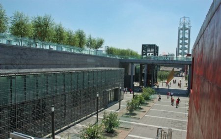 北京奥体公园现代建筑图片