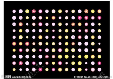 11色彩斑斓的水珠纹图片