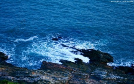 南澳风光大海浪花图片