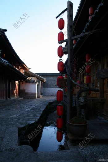 京城老街道图片