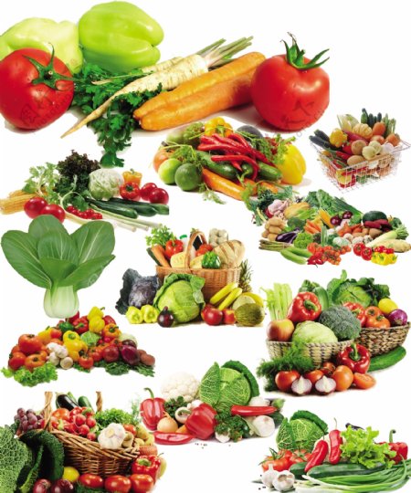 蔬菜堆图片