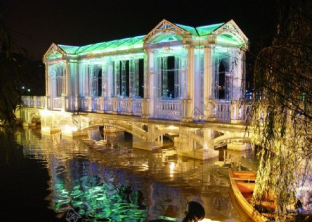 桂林水晶桥夜景图片