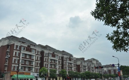 杭州市文二路街道建筑图片